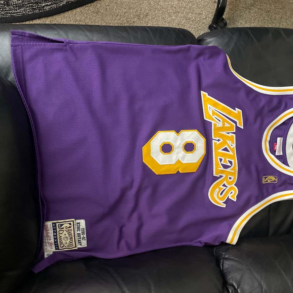 Kobe Bryant 1996-97 Los Angeles Lakers Mitchell & Ness Hardwood Classics Authent